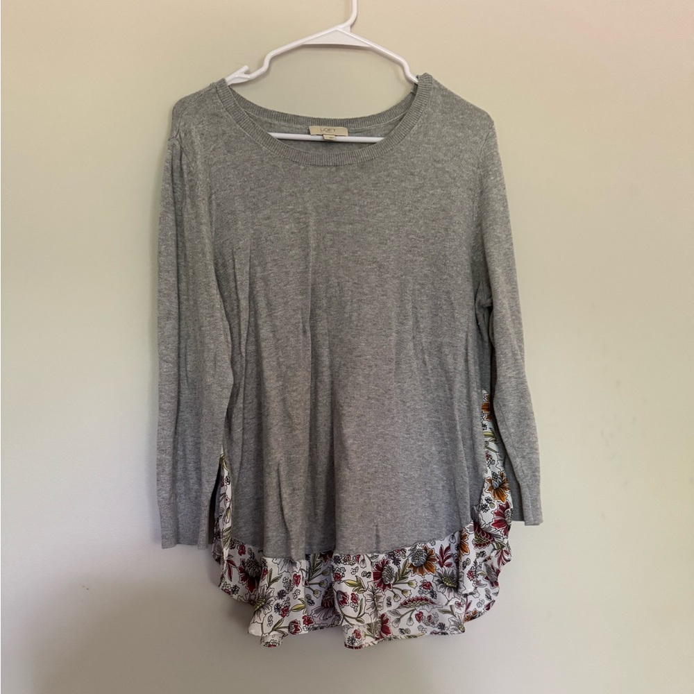 Loft three quarter sweater